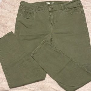 Army Green Skinny Jean